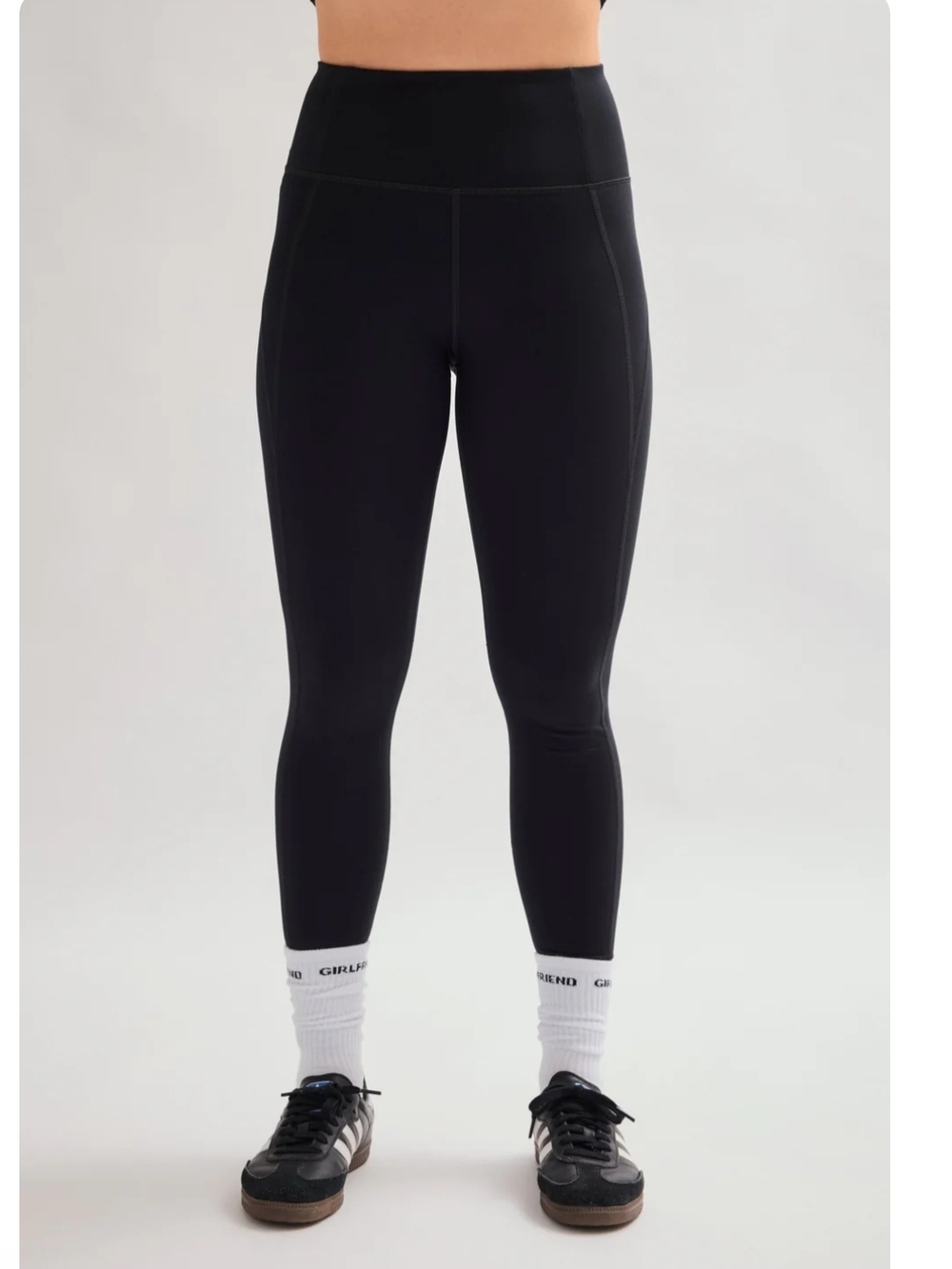 girlfriend collective Black High-Rise Leggings w/Pockets